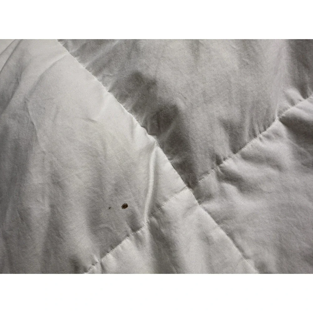 Charter Club White Chambered Queen Down Comforter Feather Bedding Luxury 102x90